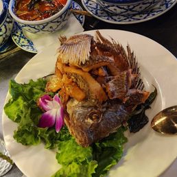 Fried tilapia Fried tilapia