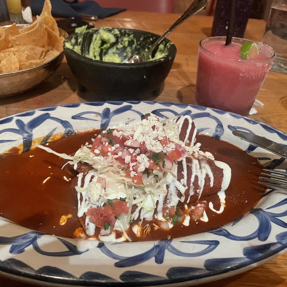 Rosa Mexicano - Beef enchilada - Mexican Near Me - Boston, Massachusetts Rosa Mexicano - Beef enchilada - Mexican Near Me - Boston, Massachusetts