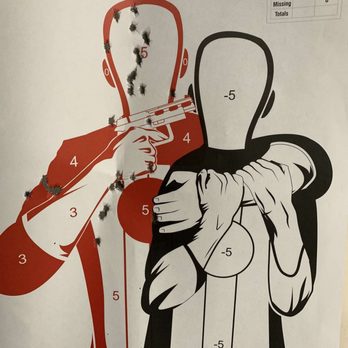Magnum Range - Yelp isn't allowing me to upload videos so here's my target from 15 feet. - Gun/Rifle Ranges Near Me - Rancho Cucamonga, California
