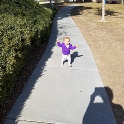 Firefighters Park - Walks on the path around the park.