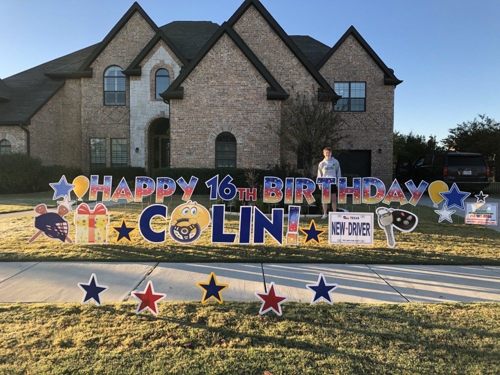 DALLAS YARD GREETINGS Updated August 2024 Dallas, Texas Party