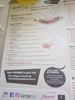 Menu photo 3 Piadino Rivazzura, RN
