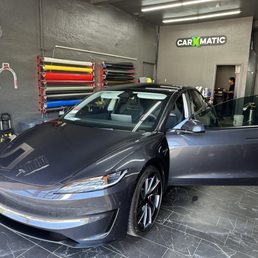 8/20/24 Model 3 ceramic tint. Thank you Sam & Hamad! 8/20/24 Model 3 ceramic tint. Thank you Sam & Hamad!