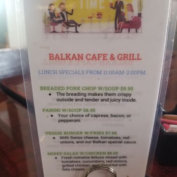 Balkan Cafe & Grill - Lunch Specials as of 10/9/20 - Modern European Near Me - Austin, Texas