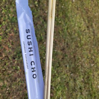 Sushi Cho - Molded togo chopsticks - Japanese Near Me - Fairfax, Virginia Sushi Cho - Molded togo chopsticks - Japanese Near Me - Fairfax, Virginia