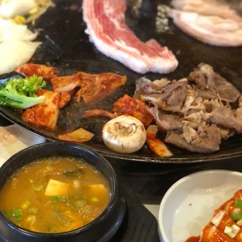 The Cast Iron Pot - Pork Belly (Regular or Combo menu) - Korean Near Me - Fairview, New Jersey