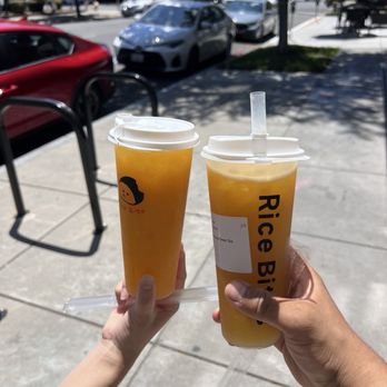 Rice Bites - Fresh Mango Green Tea  Fresh Orange Green TeaOrange - Juice Bars & Smoothies Near Me - Sacramento, California