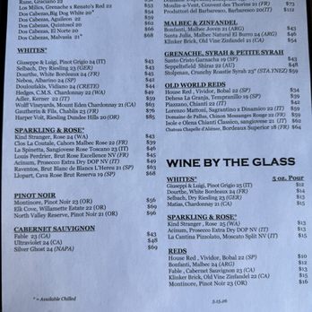 Cafe Roka - Drink menu - New American Near Me - Bisbee, Arizona Cafe Roka - Drink menu - New American Near Me - Bisbee, Arizona
