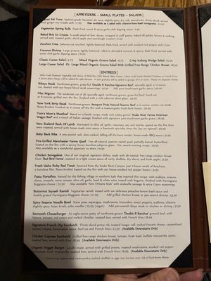 Menu photo 1 The Sawtooth Club Ketchum, ID Menu photo 1 The Sawtooth Club Ketchum, ID