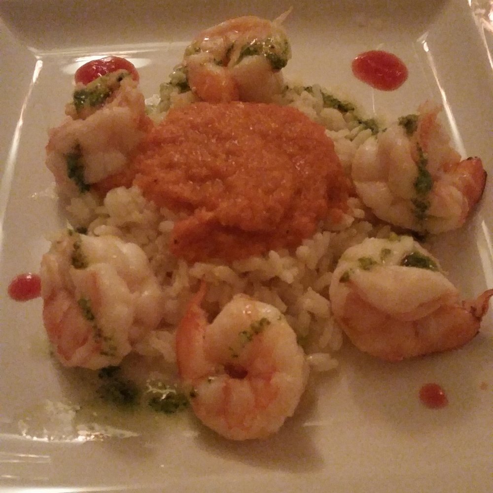 Da Raffaele - Shrimps, Gamberi sautéed with roasted peppers, rice and asparagus. - Italian Near Me - New York, New York Da Raffaele - Shrimps, Gamberi sautéed with roasted peppers, rice and asparagus. - Italian Near Me - New York, New York