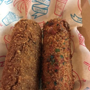 Dos Croquetas - Fruity Pebbles - fruity pebbles coated with creamy cheesecake Maria cookies and fruity pebbles cereal. Oreo - Bakeries Near Me - Miami, Florida Dos Croquetas - Fruity Pebbles - fruity pebbles coated with creamy cheesecake Maria cookies and fruity pebbles cereal. Oreo - Bakeries Near Me - Miami, Florida