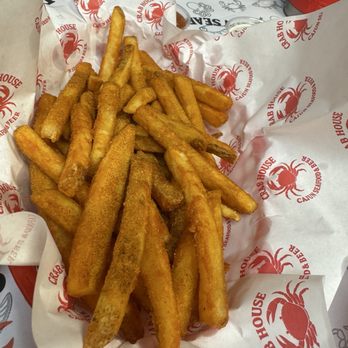 Crab House - Cajun fries with no flavor - Seafood Near Me - Modesto, California Crab House - Cajun fries with no flavor - Seafood Near Me - Modesto, California