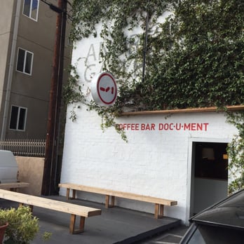 Document Coffee Bar - From the parking lot - Coffee & Tea Near Me - Los Angeles, California