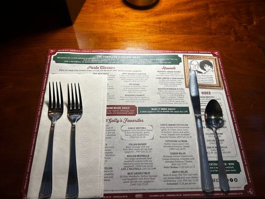 Menu photo 1 The Old Spaghetti Factory Fullerton, CA Menu photo 1 The Old Spaghetti Factory Fullerton, CA