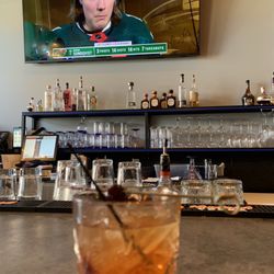 R Social on Main - Nothing like a good Old Fashioned while watching the Wild.