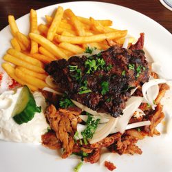 Akropolis - Corfu plate with liver (Very good)