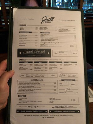 Menu photo 1 Dandy Acasusso Acassuso, C Menu photo 1 Dandy Acasusso Acassuso, C