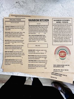 Menu photo 2 Rainbow Kitchen Plus Rebel Tonics South Jordan, UT
