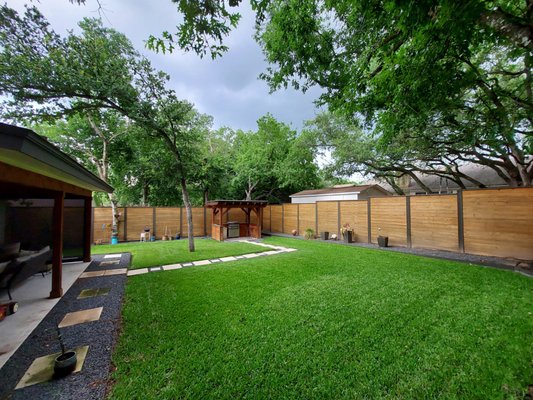 Custom Fencing - Finding the right fencing service can be overwhelming, from selecting the perfect style to ensuring proper installation. In Austin, TX, our team specializes in relieving this stress by providing expert fencing solutions. We handle everything from wood fences to intricate iron railings, ensuring each project meets your specific needs. With us, you can expect a seamless process and a beautiful, durable fence that enhances both the privacy and aesthetics of your property.

Our fencing company excels in creating secure and visually appealing barriers tailored to your specific requirements. With a comprehensive suite of services, we ensure every installation enhances your property’s functionality and aesthetic value. Our hands-on approach guarantees precision in every project, from standard privacy fences to intricate custom designs. We are committed to providing solutions that not only meet your needs but also add long-term value to your home.

Service offerings:

Installation: Professional setup for all fence types, ensuring durability and stability.
Staining: High-quality staining options to protect your fence and enhance its appearance.
Custom Gates: Tailored gate designs that complement your fencing and offer added security.
Pool Fencing: Specialized solutions that provide safety and privacy around pool areas.
Pool Railings: Robust and stylish railings designed to ensure safety and compliance with local codes.
Iron Fences: Elegant iron fencing options that offer durability and a classic look.
Wood Fences: Traditional and versatile, our wood fences come in various styles and finishes.
Horizontal Fences: Modern and sleek, horizontal fences provide privacy while adding a contemporary touch.
Privacy Fences: Designed to offer maximum privacy, these fences are ideal for creating a secluded space.

Ready to upgrade your property? Click the button to schedule your free consultation today!