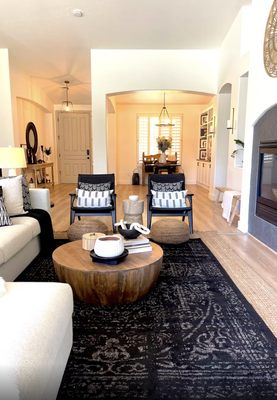 Cave Creek House - We provide exceptional artistic design services to all of our clients. Our MISSION is to bring memorable, inspiration, and curated designs to each client while maintaining a budget-friendly approach. Our passion for design has spanned over 25 years and began with a background in fine arts. Having painted several commissioned art pieces, our clients began to ask for a more artistic approach to the designs of their houses. Our approach to each project allows us to create intentional yet well versed designs to cater to a variety of interior styles. Communication is key. We're here for whatever you need. We'll help you solidify your vision and keep in constant contact until your dream is realized! Working together cohesively and bringing in your unique personality is what really brings a home together! We pass on all of our Designer Discounts to our clients, with savings of up to 25% off most high-end furniture retailers. We tailor our pricing options to your needs, and offer several different pricing tiers.