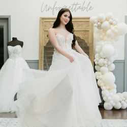 Unforgettable Bridal Boutique - A fitting right out of a movie at Unforgettable Bridal Boutique in Oroville. Our top-rated shop serves Chico, Redding, Sac, & Yuba City.