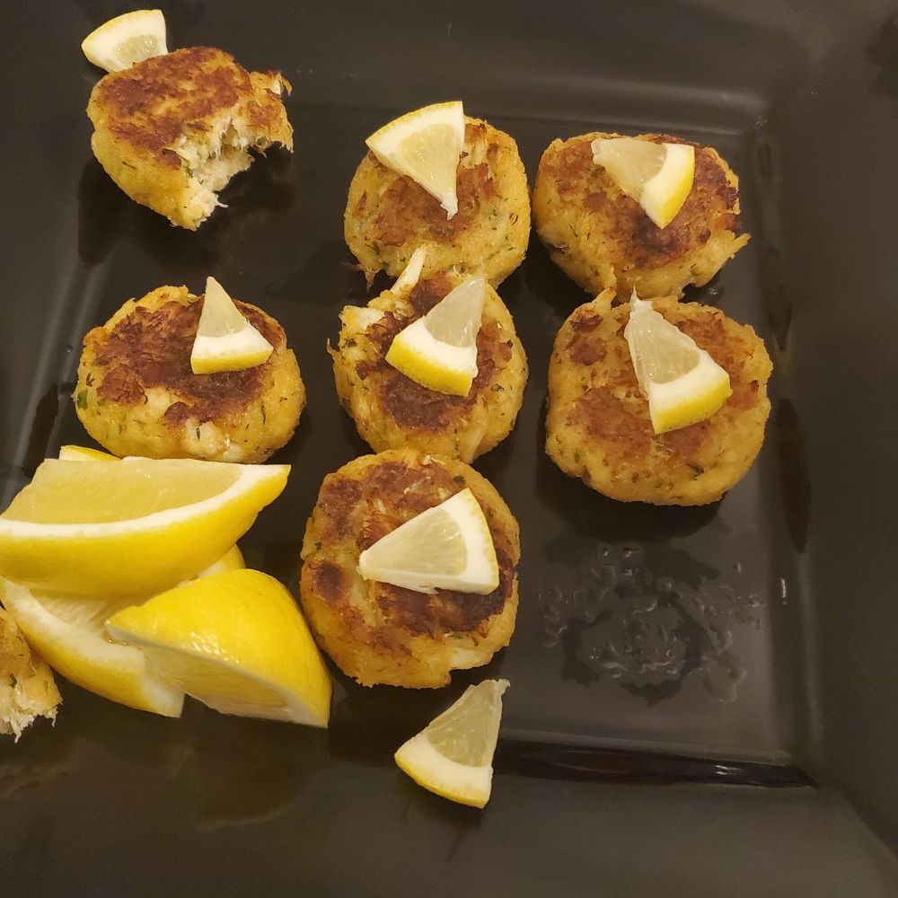 Enjoi Catering - Seafood cakes - Caterers Near Me