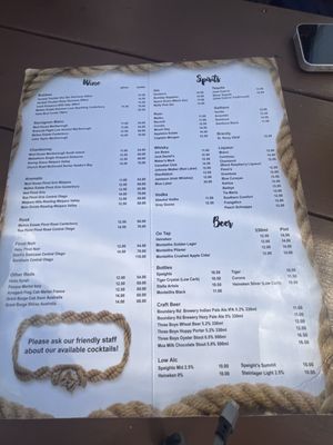 Menu photo 5 Fisherman's Wharf Lyttelton, CAN
