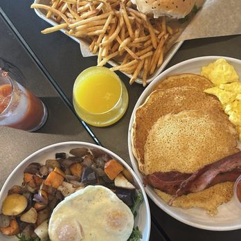 Homa - Root veggies hash Pancakes Kimchi breakfast sandwich Bloody Mary Mimosa - Cafes Near Me - Colorado Springs, Colorado Homa - Root veggies hash Pancakes Kimchi breakfast sandwich Bloody Mary Mimosa - Cafes Near Me - Colorado Springs, Colorado