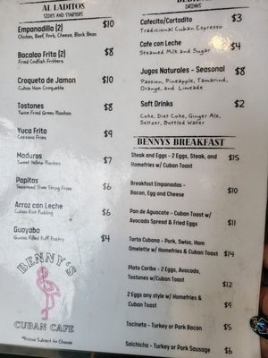 Menu photo 6 Benny's Cuban Café Ridgewood, NY