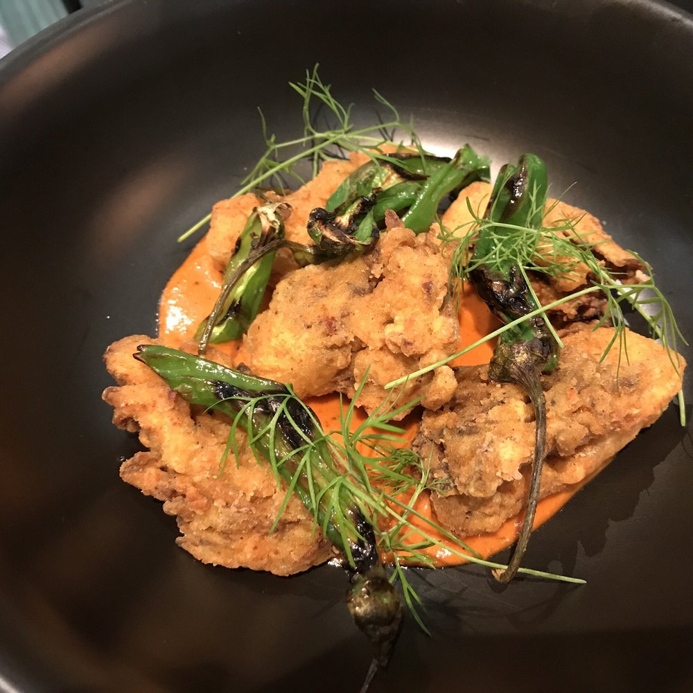 Campton Bar and Bistro - Maitake mushroom - fried and greasy - New American Near Me - San Francisco, California
