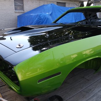 Guzzi Fabrication - 1970 cuda - snakeskin green - Body Shops Near Me - Rowlett, Texas Guzzi Fabrication - 1970 cuda - snakeskin green - Body Shops Near Me - Rowlett, Texas