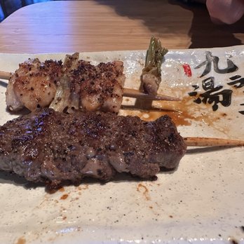 Kyuramen - Chicken and beef yakatori - Ramen Near Me - Henderson, Nevada