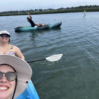 Wrightsville SUP - My sister and I with our guide, Connor B! - Bike Rentals Near Me - Wrightsville Beach, North Carolina Wrightsville SUP - My sister and I with our guide, Connor B! - Bike Rentals Near Me - Wrightsville Beach, North Carolina