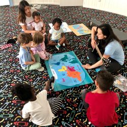 Learning about the continents through music and songs!