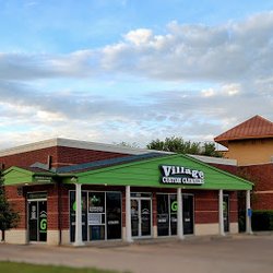 Village Custom Cleaners - FRONT ENTRANCE & DRIVE-THRU on the side