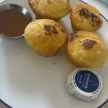 Buttermilk Kitchen - Cornbread with 'liquid gold' spun honey - Breakfast & Brunch Near Me - Atlanta, Georgia