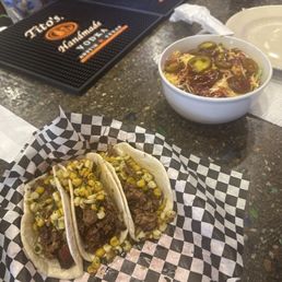 Dana waited on us. It was a very delicious brisket tacos and some crazy Woodys loaded macaroni and cheese. Highly recommend. Dana waited on us. It was a very delicious brisket tacos and some crazy Woodys loaded macaroni and cheese. Highly recommend.