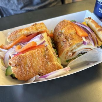 Twisted Sweets and Savory - buffalo chicken on bacon and cheese chimney - Chimney Cakes Near Me - Herndon, Virginia Twisted Sweets and Savory - buffalo chicken on bacon and cheese chimney - Chimney Cakes Near Me - Herndon, Virginia