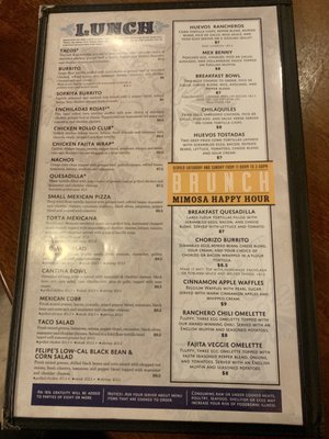 Menu photo 7 Mojave Cantina Clawson, MI