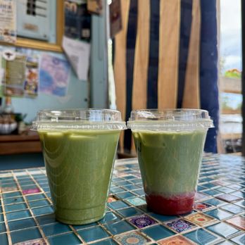The Coffee Stand - Strawberry Matcha and Lavender Matcha - Coffee & Tea Near Me - Boulder, Colorado