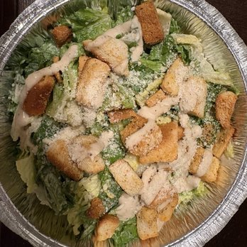 Caesar's Italian Restaurant - Caesar Salad. Asked for dressing on side :( sad. - Salad Near Me - Trenton, New Jersey Caesar's Italian Restaurant - Caesar Salad. Asked for dressing on side :( sad. - Salad Near Me - Trenton, New Jersey