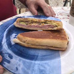 The Mug on Main - The Cuban sandwich, exactly as hubby likes it