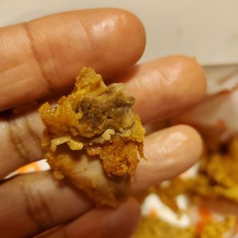 Popeyes Louisiana Kitchen - Found bone in a boneless tender - Fast Food Near Me - Brandon, Florida Popeyes Louisiana Kitchen - Found bone in a boneless tender - Fast Food Near Me - Brandon, Florida