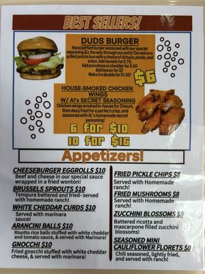 Menu photo 2 Dud's Bar and Grill Benld, IL