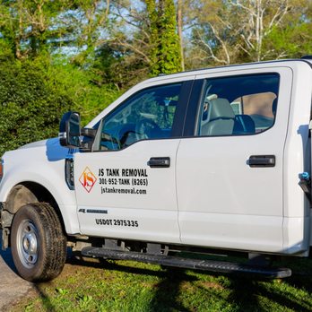 JS Tank Removal - a white truck parked on the side of the road - General Contractors Near Me - Upper Marlboro, Maryland JS Tank Removal - a white truck parked on the side of the road - General Contractors Near Me - Upper Marlboro, Maryland