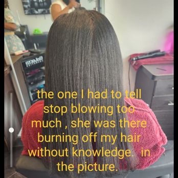 The Blessed Beauty Salon - The lady that did my hair. Their " wash and blow out" that completely ruined my hair - Hair Stylists Near Me - Newark, New Jersey The Blessed Beauty Salon - The lady that did my hair. Their " wash and blow out" that completely ruined my hair - Hair Stylists Near Me - Newark, New Jersey