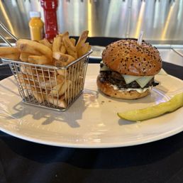 Whiskey & Aged White Cheddar Burger Whiskey & Aged White Cheddar Burger