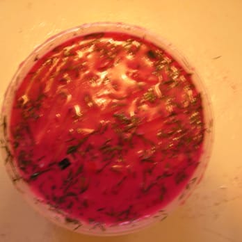 Chris's Restaurant - Cold Red Borscht. - Polish Near Me - Brooklyn, New York