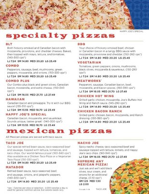 Menu photo 1 Happy Joe's Cascade, IA