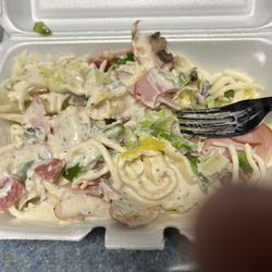 Corner Cafe - This Caesar Salad is amazing. Will definitely be coming back!